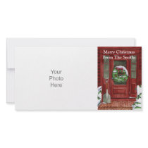 Holiday Door Photo Card