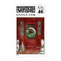 Holiday Door Postage Stamp stamp