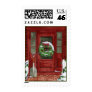 Holiday Door Postage Stamp