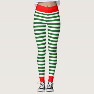 Holiday Elf Leggings - Christmas Elf Costume Pants