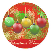 Holiday Envelope Sticker - Christmas Cheers by dizzypixels Holiday Envelope Sticker - Christmas Cheers
