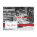 Holiday Fancy Photo Card postcards