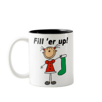 Holiday Fill 'er Up mugs