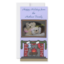 Holiday Fireplace Family Picture Frame Photo Card photo cards by Liley_Photo_N_Design Holiday Fireplace Family Picture Frame Photo Card photo cards