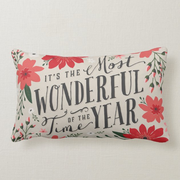 Holiday Floral Pillows