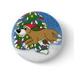 Holiday Flyball Button