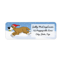 Holiday Flyball Return Address Label