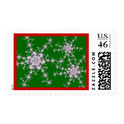 Holiday Fractal Snowflakes Stamp by Blake81