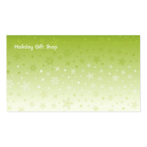 Holiday Gift Shop Card business cards