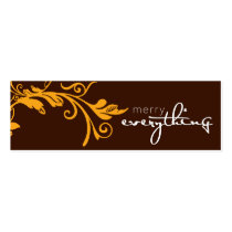 HOLIDAY GIFT TAG :: bold vine 4 business cards