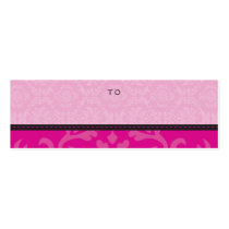 HOLIDAY GIFT TAG :: divinely damask 1 business cards