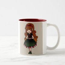 Holiday Girl Mugs