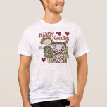 burnout_tee - Buy this Christmas gift, featuring a candy cane Christmas angel, standing next to a decorative jar filled with candy canes,  for that special person in your life.: Sizes s,m,l,xl Available colors: burnoutwhite