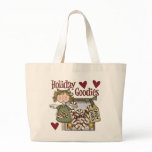 jumbotote - Buy this Christmas gift, featuring a candy cane Christmas angel, standing next to a decorative jar filled with candy canes,  for that special person in your life.: Sizes  Available colors: natural