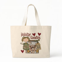 Holiday Goodies Christmas Tote Bag by CowPieCreek Holiday Goodies Christmas Tote Bag