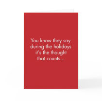 Holiday greeting card cards