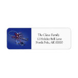 Holiday Greeting Card Self Addressed Label labels