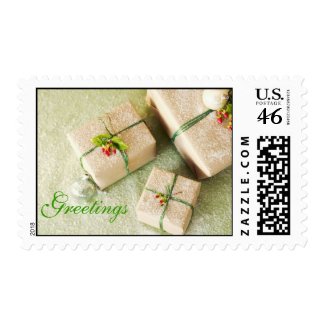 Holiday Greeting Postage stamp