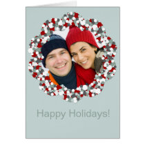 Holiday Greetings Photo Cards Template