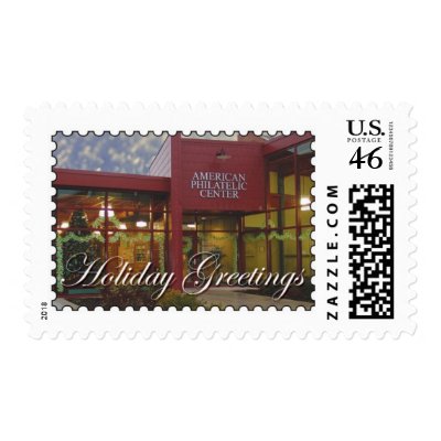 Holiday Greetings Stamp by AmericanStamps