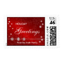 Holiday Greetings Postage Stamp by SquirrelHugger Holiday Greetings Postage Stamp