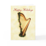 Holiday Harp Card