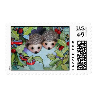 Holiday Hedgehogs Postage