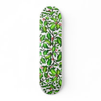Holiday Holly Berries Skateboard