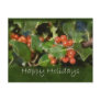 Holiday Holly - Happy Holidays