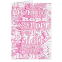 Holiday Hope Breast Cancer Awareness Products Card
