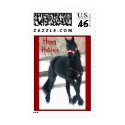 Holiday Horse Postage Stamps