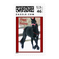 Holiday Horse Postage Stamps
