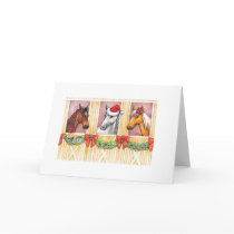 holiday horses greeting cards