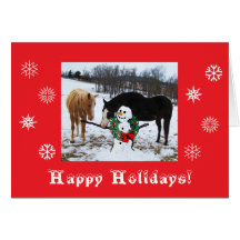 Holiday Horses Greeting Cards