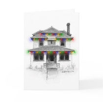 Holiday House Glow cards by caver01 Holiday House Glow cards