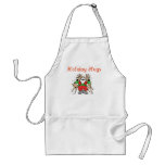 Holiday Hugs Santa Reindeer Apron