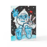 Holiday Hugs Yeti Cards