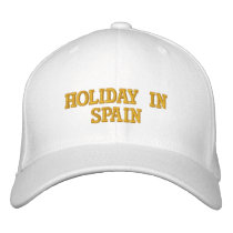 Holiday In Spain embroidered hats