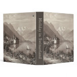 Holiday in Switzerland Chillon Castle Photo Album 3 Ring Binder
