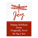 Holiday Joy Dragonfly Announcement