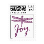 Holiday Joy Dragonfly Stamps