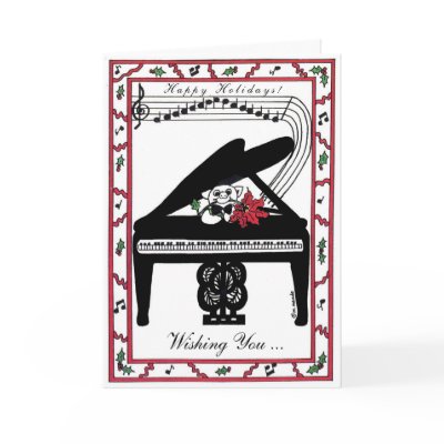 Holiday joy on a grand scale greeting card by Computious