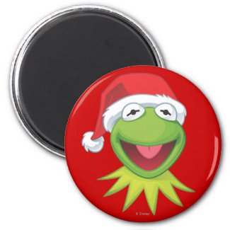 Holiday Kermit 2 Refrigerator Magnet