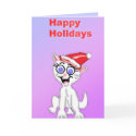 Holiday Kitten Card by Rajee1 Holiday Kitten Card