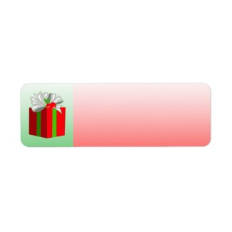 Holiday Label Gift Box label