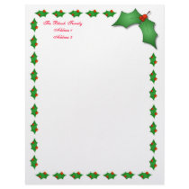 Holiday Letterhead