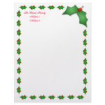 Holiday Letterhead