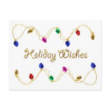 Holiday Light Border Postcard