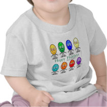Holiday Lightbots t-shirts