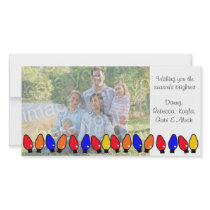 Holiday Lights Family Greeting Card photo cards by malibuitalian Holiday Lights Family Greeting Card photo cards